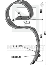 1.1155 Ząb kultywatora 1.1155.97