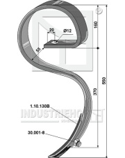 1.B241232 Ząb kultywatora 1.B241232.97