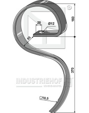 1.B241232-0 Ząb kultywatora 1.B241232-0.97