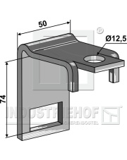 1.HH17-3019 Uchwyt zęba 32 x 12 ze sprężyną wzmacniającą 32 x 10 1.HH17-3019.97