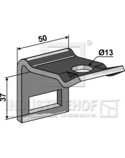1.HH17-3111 Uchwyt zęba 32 x 12 ze sprężyną wzmacniającą 32 x 10 1.HH17-3111.97