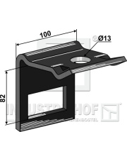 1.HH17-3203 Uchwyt zęba 70 x 12 1.HH17-3203.97
