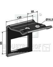 1.HH17-3352 Uchwyt zęba 90x13  ze sprężyną wzmacniającą 90x11 1.HH17-3352.97