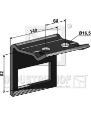 1.HH17-3363 Uchwyt zęba 100x14 1.HH17-3363.97