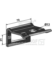 1.HH17-3433 Uchwyt zęba 40 x 20 1.HH17-3433.97