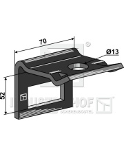 1.HH17-3445 Uchwyt zęba 40 x 12 ze sprężyną wzmacniającą 40 x 10 1.HH17-3445.97
