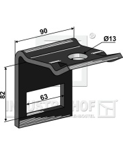 1.HH-323012 Uchwyt zęba 60 x 10 1.HH-323012.97