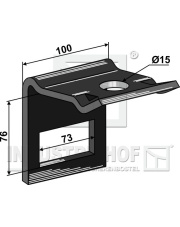1.HH-323071 Uchwyt zęba 70 x 12 1.HH-323071.97