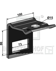 1.HH-323072 Uchwyt zęba 70 x 12 1.HH-323072.97