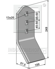 10.1045-2 Skrobak wygięty 10.1045-2.97