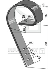 10.1046 Ząb belki polowej 10.1046.97