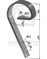 10.1047 Ząb belki polowej 10.1047.97