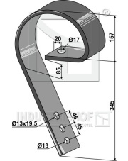 10.1048 Ząb belki polowej 10.1048.97