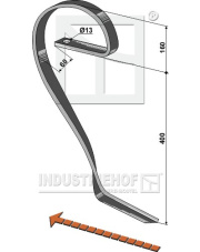 10.1095 Ząb sprężysty prawy 10.1095.97