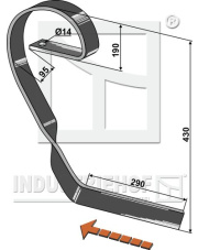 10.1198 Ząb sprężysty prawy 10.1198.97