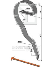 10.1361 Ząb sprężysty lewy 10.1361.97
