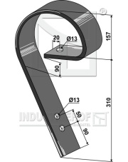 10.1380 Ząb sprężynowy 10.1380.97