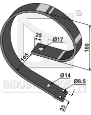 101.00300 Sprężyna wewnętrzna 101.00300.97