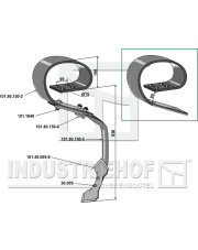101.04047 Ząb sprężynowy komplet z redlicą, system David III 101.04047.97