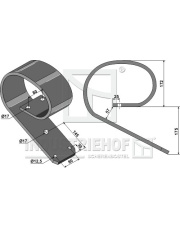 101.1000397 Sprężyna 120x12 - ''TITAN - TERRA X'' INDUSTRIEHOF 101.1000397.97