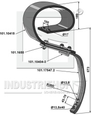 101.10404 Ząb sprężynowy GOLIATH 101.10404.97