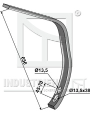 101.10414 Element dolny zęba, 50 x 26 INDUSTRIEHOF 101.10414.97
