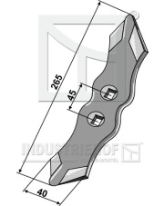 101.15018 Redlica wymienna do uprawy winirośli 101.15018.97