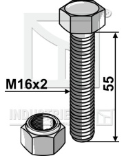 101.1655 Śruba  M16 x 55 101.1655.97