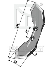 101.17300 Redlica kultywatora 101.17300.97
