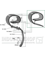 101.17555 Ząb sprężynowy GOLIATH 101.17555.97