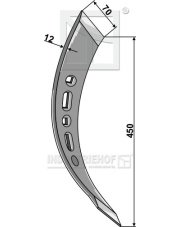 101.260321 Dziób prawy do SK, skręcony 101.260321.97