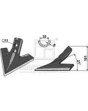 101.302299 Gęsiostopka 150mm 101.302299.97