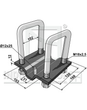 101.305951 Klamra mocująca 101.305951.97