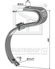 101.306011 Ząb - 2 1/2 warstwowy 101.306011.97