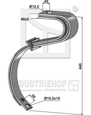 101.306081 Ząb - 2 1/2 warstwowy 101.306081.97