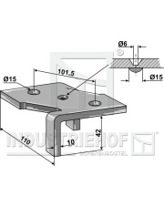 101.307522 Mocowanie do zębów kultywatora 3 1/2-warstwowych 101.307522.97