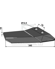 101.3374418 Lemiesz skrzydełkowy  - prawy 101.3374418.97