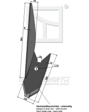101.3374445 Dziób zęba - brzegowy - lewy 101.3374445.97