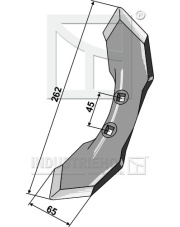 101.40.004-8 Redlica K32 - 8mm 101.40.004-8.97