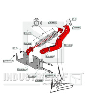 101.400999 Zabezpieczenie przeciwkamieniowe, kpl. bez zęba i redlicy 101.400999.97