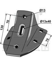 101.4679105 Uchwyt lemieszy 101.4679105.97