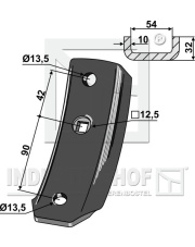101.4679107 Uchwyt lemieszy 101.4679107.97