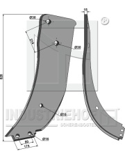 101.5001L Ząb głębosza - lewy 101.5001L.97