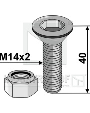 101.5009 Śruba z gniazdem sześciokątnym i nakrętką zabezpieczającą 101.5009.97