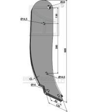 101.5011R Ząb głębosza, prawy 101.5011R.97