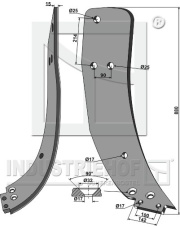 101.5021 Ząb głębosza - prawy 101.5021.97