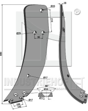 101.5022 Ząb głębosza - lewy 101.5022.97