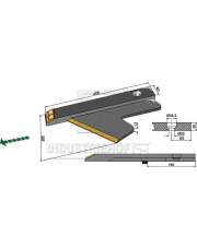 101.5030 Lemiesz skrzydełkowy - lewy - Węglik 101.5030.97