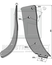 101.5034 Ząb głębosza - prawy 101.5034.97