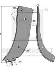 101.5035 Ząb głębosza - lewy 101.5035.97
